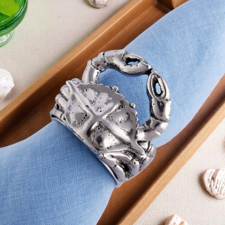 Arthur Court Napkin Rings (4) - Crab Dinnerware Arthur Court 