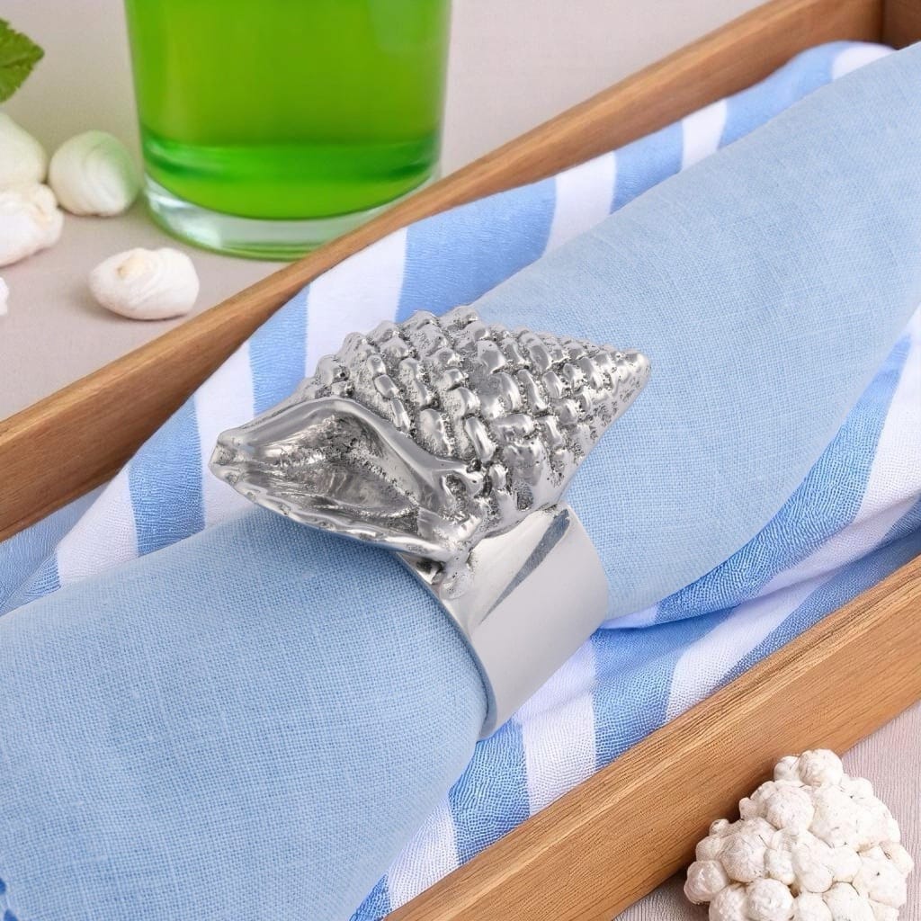 Arthur Court Napkin Rings (4) - Sea Shell Dinnerware Arthur Court 
