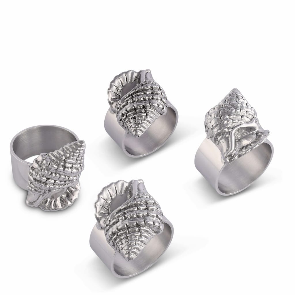 Arthur Court Napkin Rings (4) - Sea Shell Dinnerware Arthur Court 