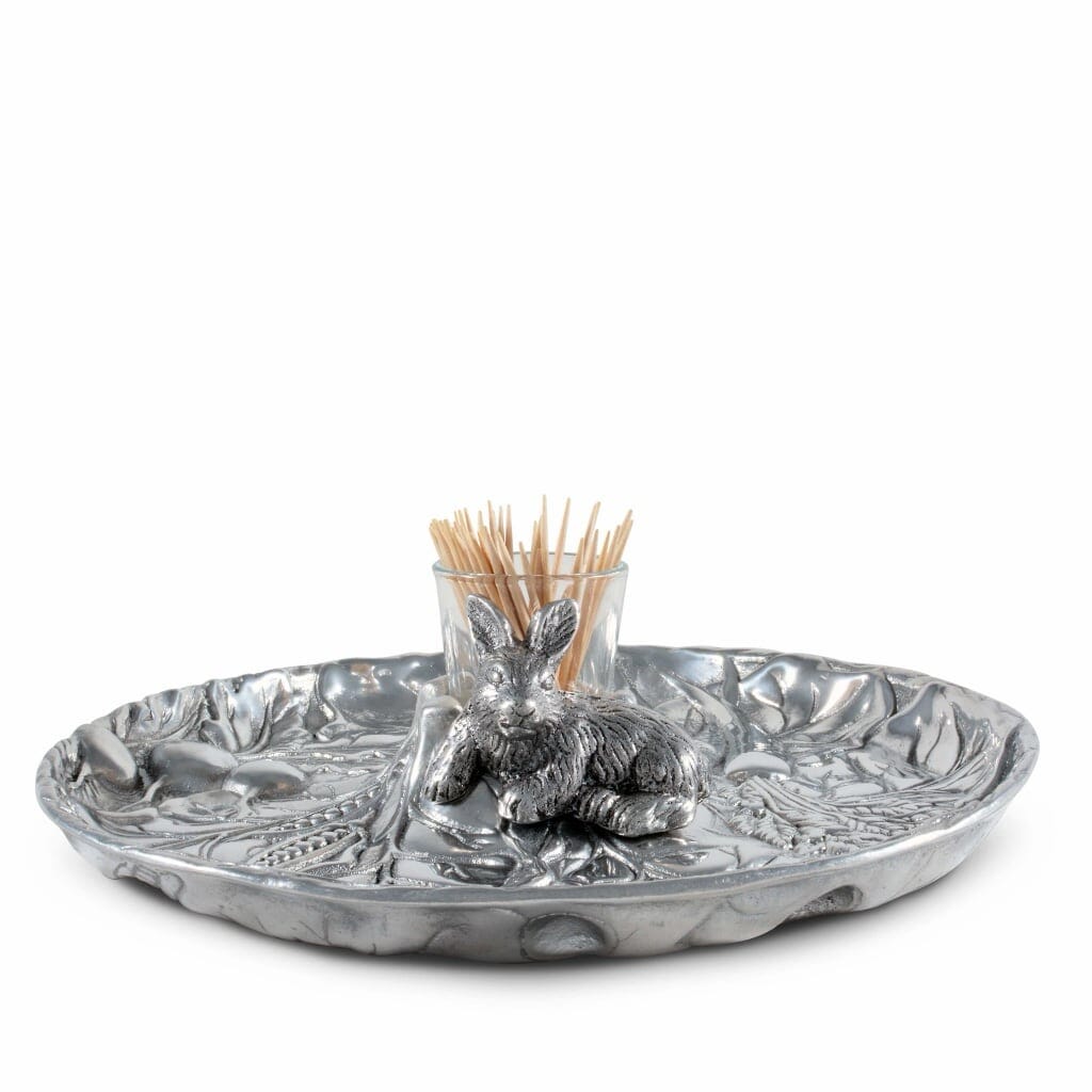 Arthur Court Tidbit Tray - Rabbit Garden Trays Arthur Court 