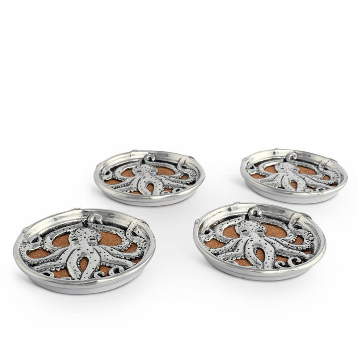 Arthur Court Coaster Set - Octopus Barware Arthur Court 