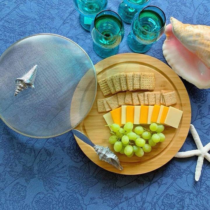 Arthur Court Picnic Cheese Board / Spreader - Conch Shell Servers Arthur Court 