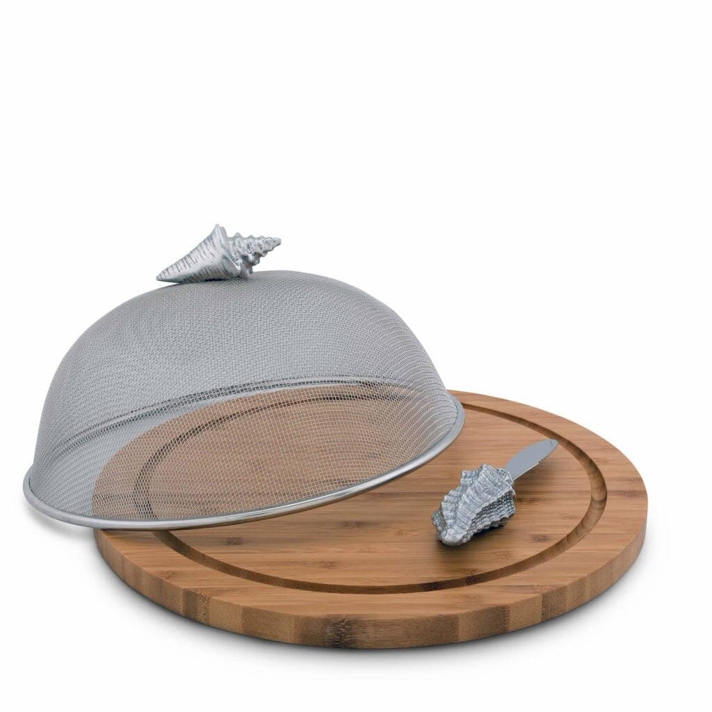 Arthur Court Picnic Cheese Board / Spreader - Conch Shell Servers Arthur Court 