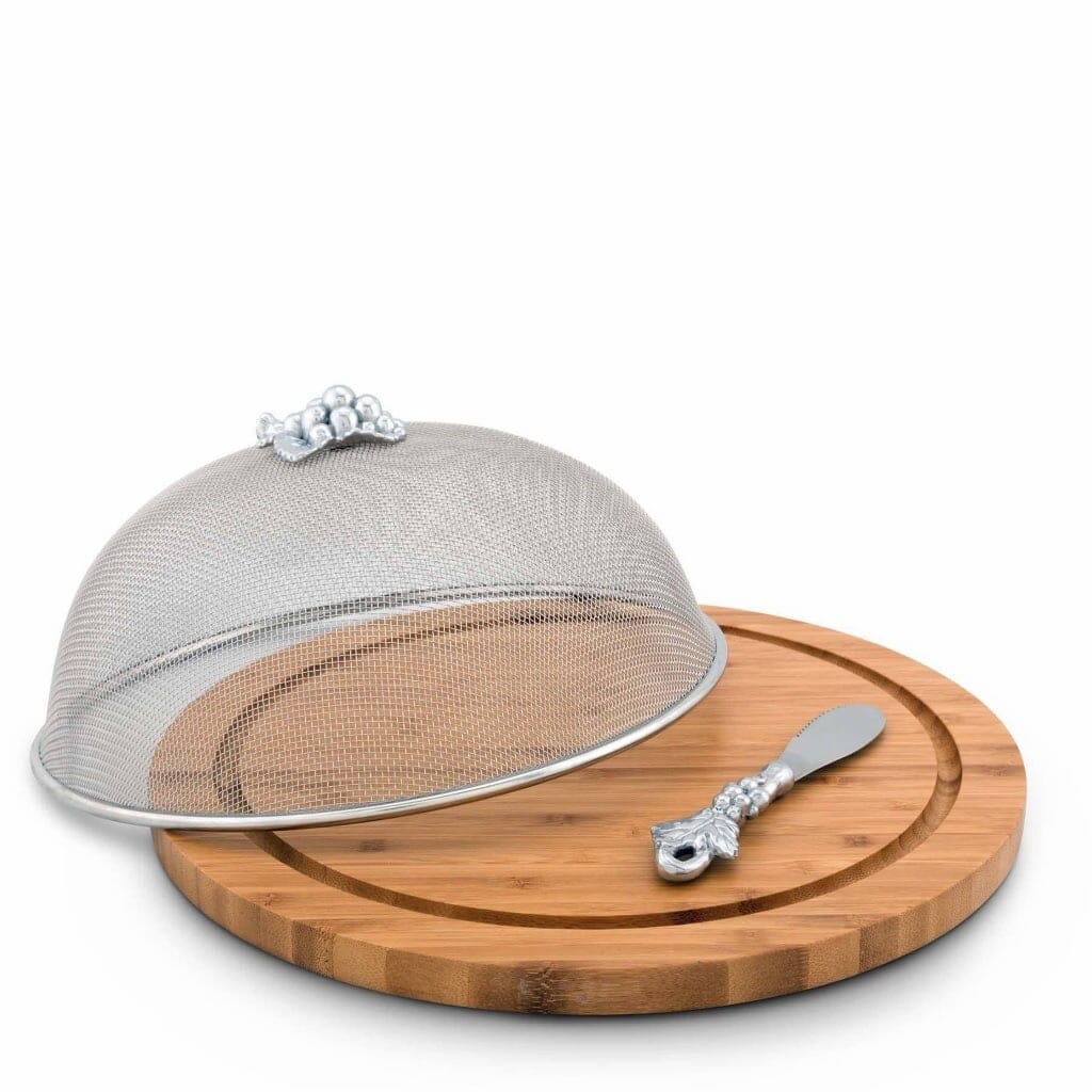 Arthur Court Picnic Cheese Board / Spreader - Grape Servers Arthur Court 