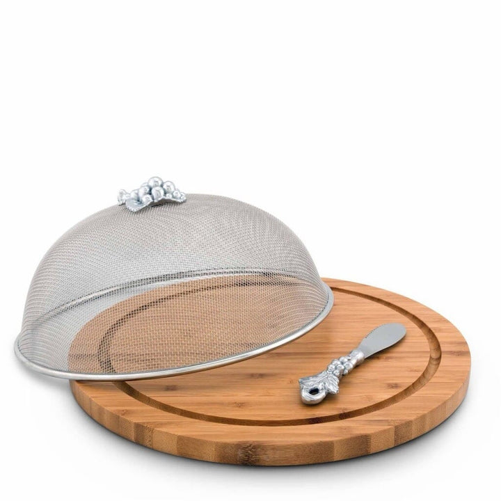 Arthur Court Picnic Cheese Board / Spreader - Grape Servers Arthur Court 