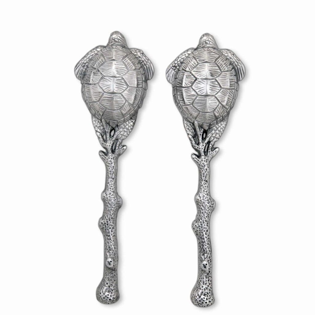 Arthur Court Salad Servers - Turtle Servers Arthur Court 