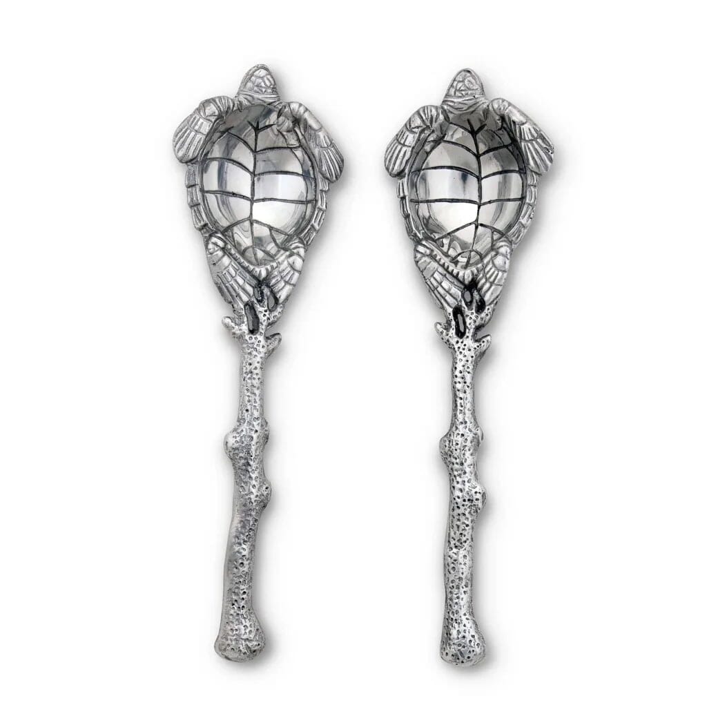 Arthur Court Salad Servers - Turtle Servers Arthur Court 