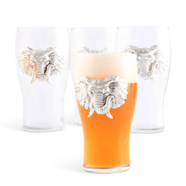 Arthur Court Pint Glasses (4) - Elephant Barware Arthur Court 