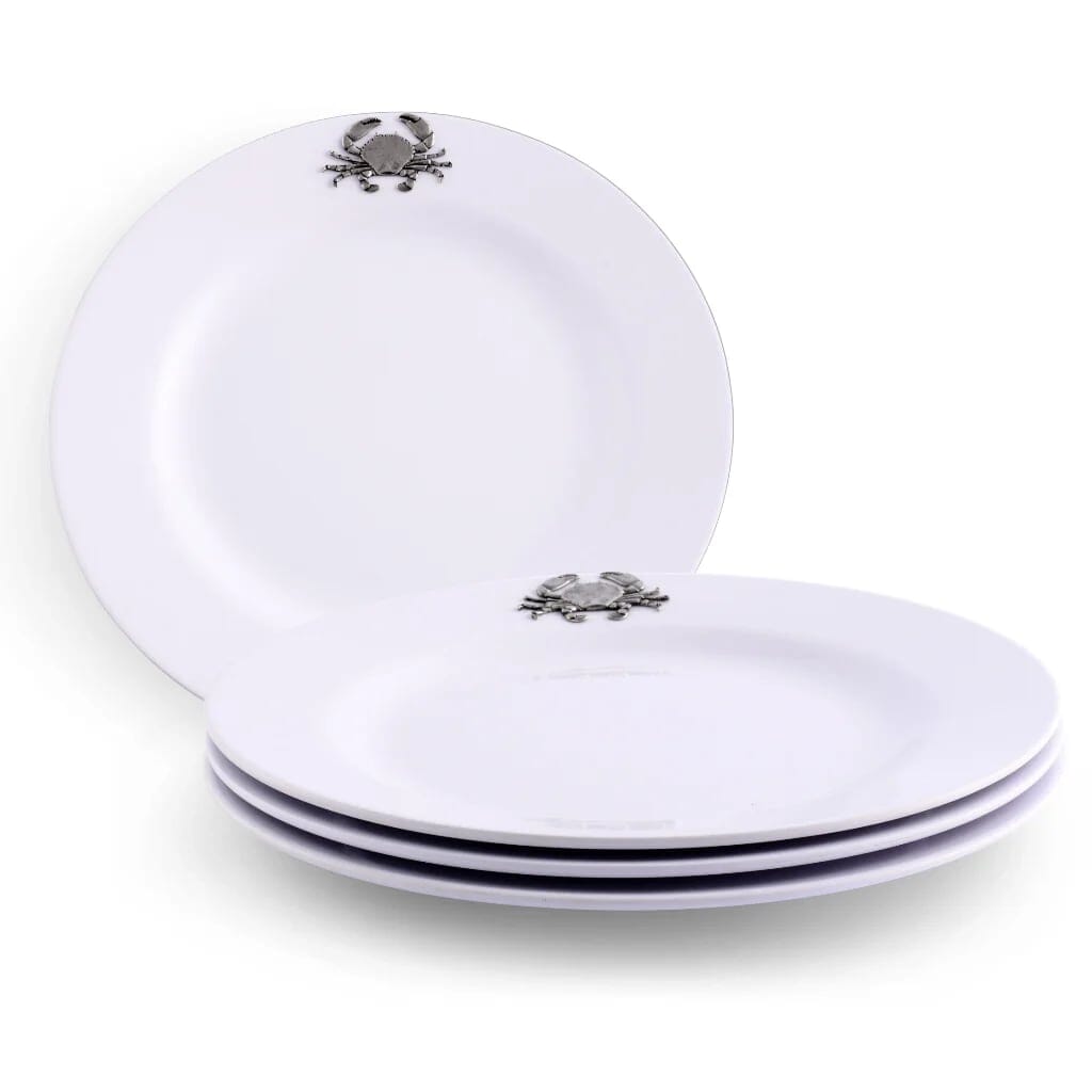 Arthur Court Melamine Lunch Plates (4) - Crab Dinnerware Arthur Court 