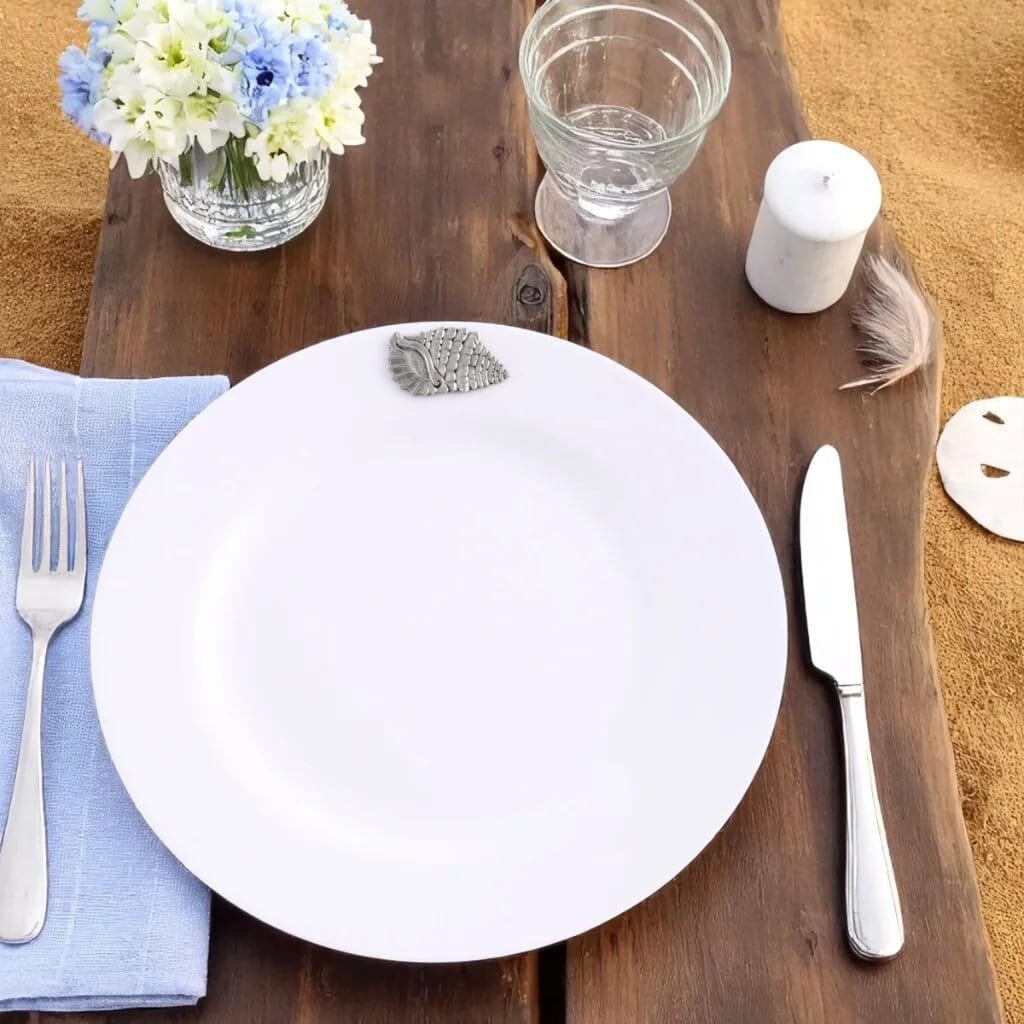 Arthur Court Melamine Lunch Plates (4) - Sea Shell Dinnerware Arthur Court 