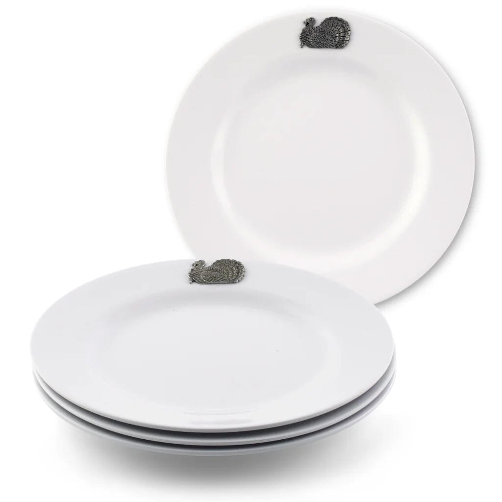 Arthur Court Melamine Lunch Plates (4) - Turkey Dinnerware Arthur Court 
