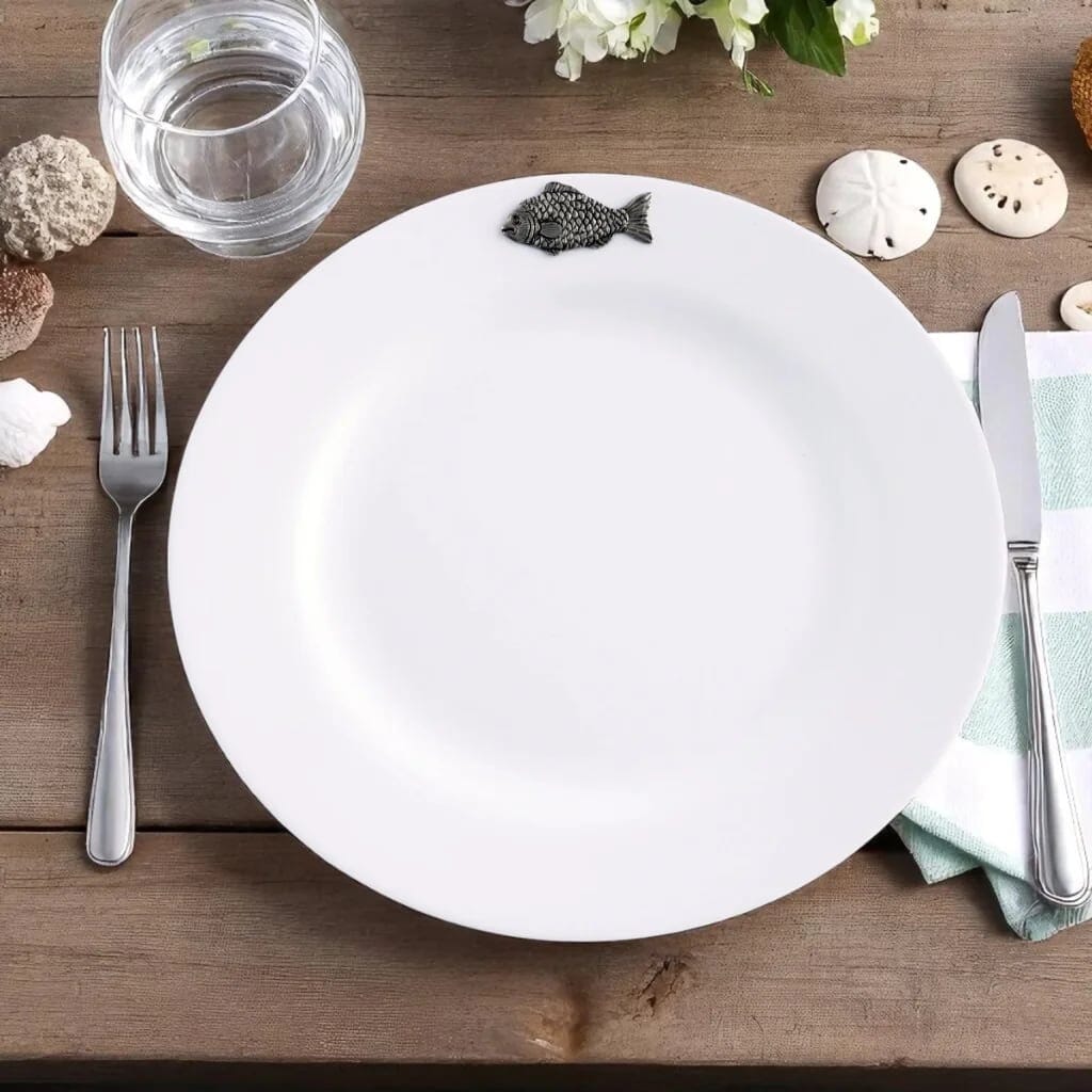 Arthur Court Melamine Lunch Plates (4) - Fish Dinnerware Arthur Court 