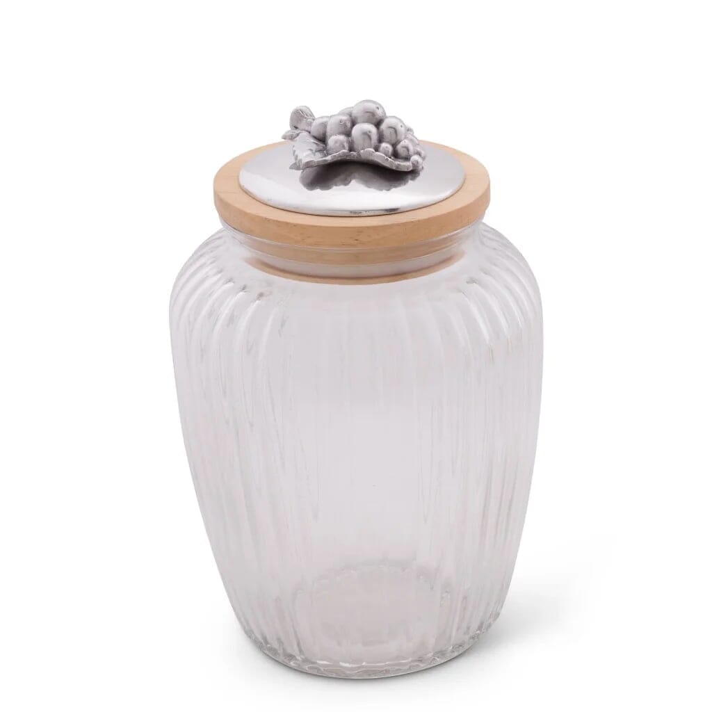 Arthur Court Glass Canister Large - Grape Dinnerware Arthur Court 