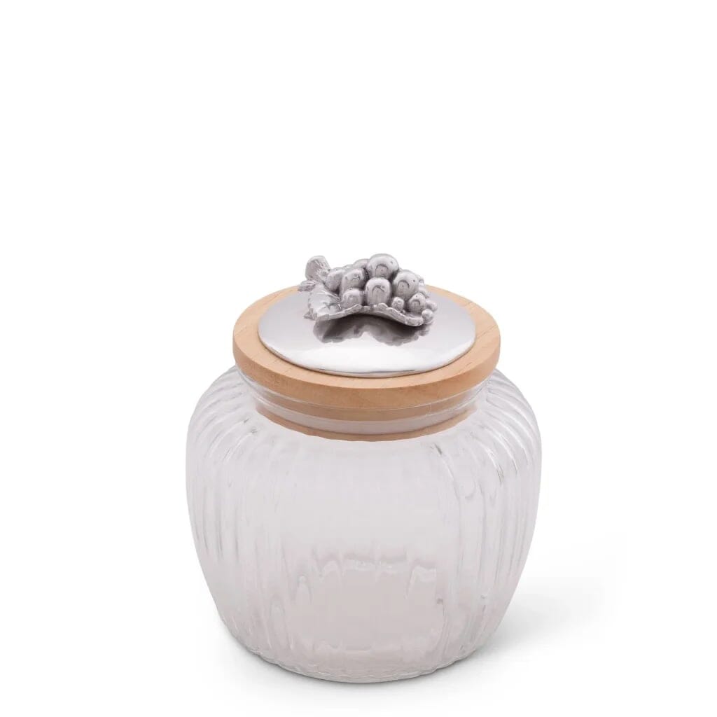 Arthur Court Glass Canister Med - Grape Dinnerware Arthur Court 