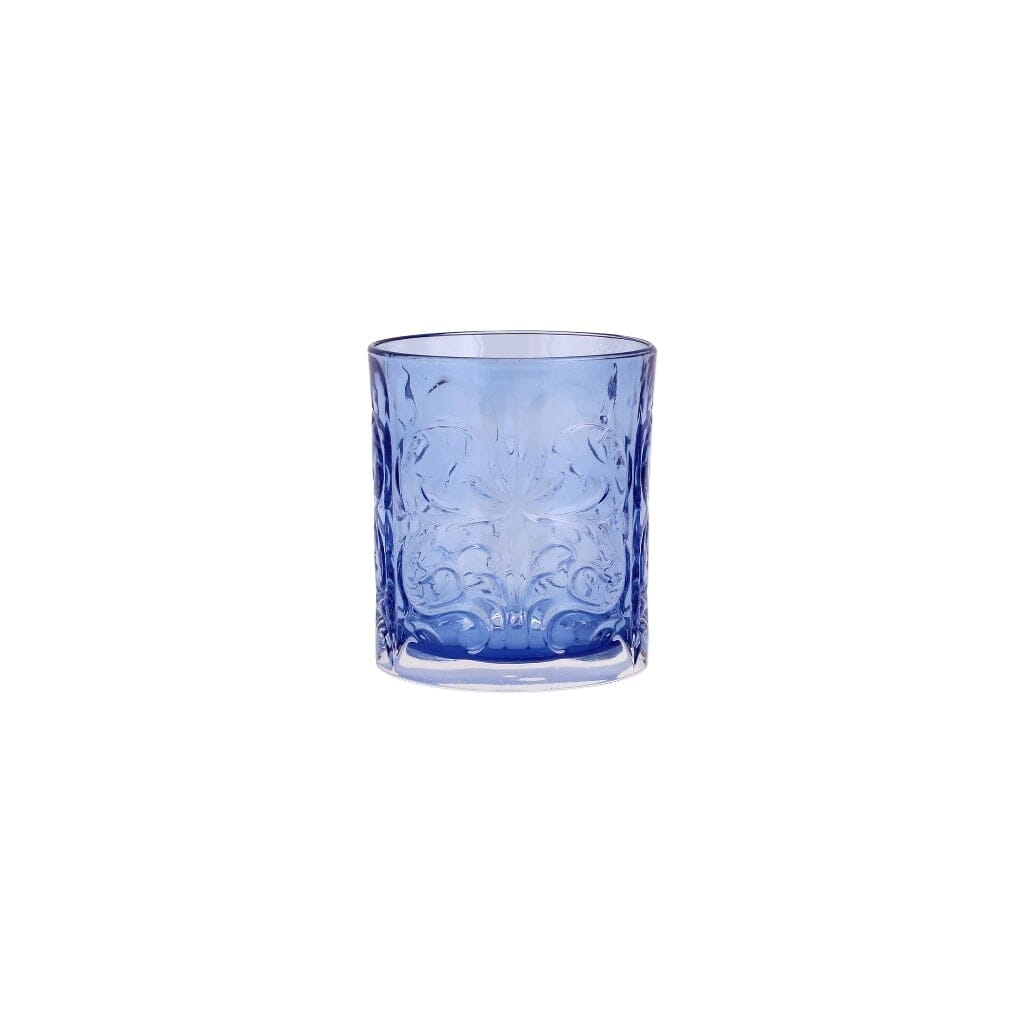 Vietri Barocco Double Old Fashioned Drinkware Vietri Cobalt 