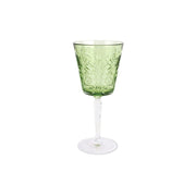 Vietri Barocco Wine Glass Drinkware Vietri Mint Green 