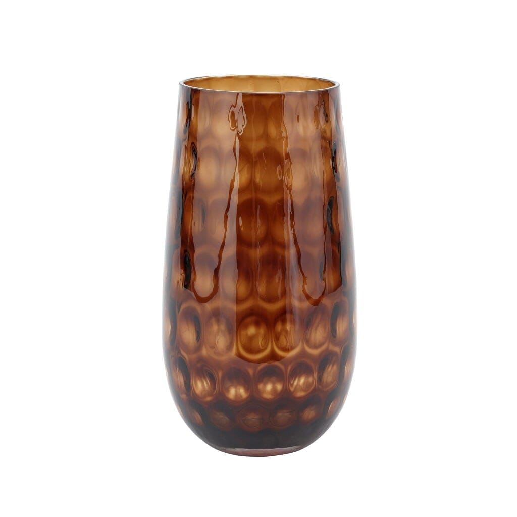 Vietri Bolla Glass Tortoise Small Pebbled Vase Vases Vietri 