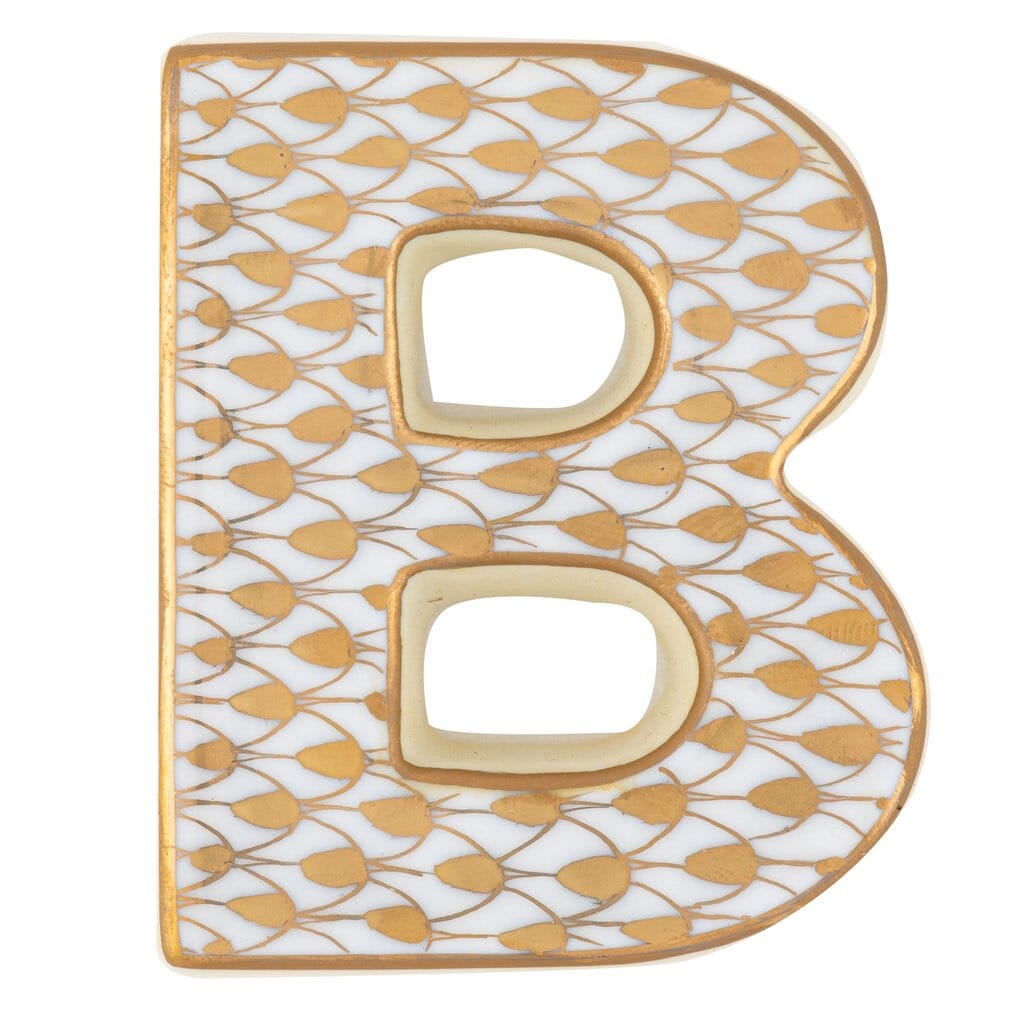Herend Letter B Figurines Herend 