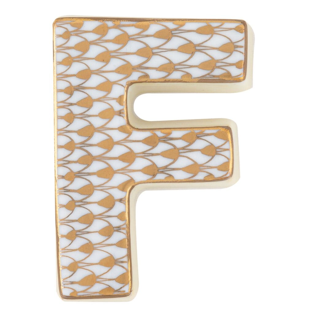 Herend Letter F Figurines Herend 