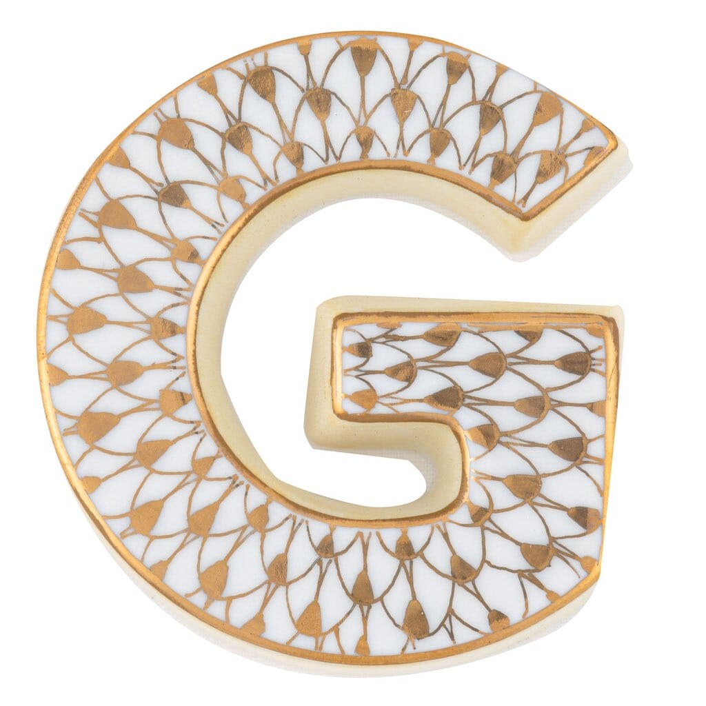 Herend Letter G Figurines Herend 