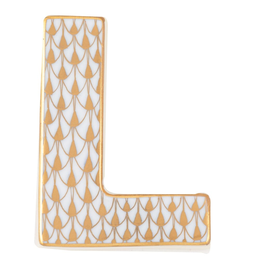 Herend Letter L Figurines Herend 