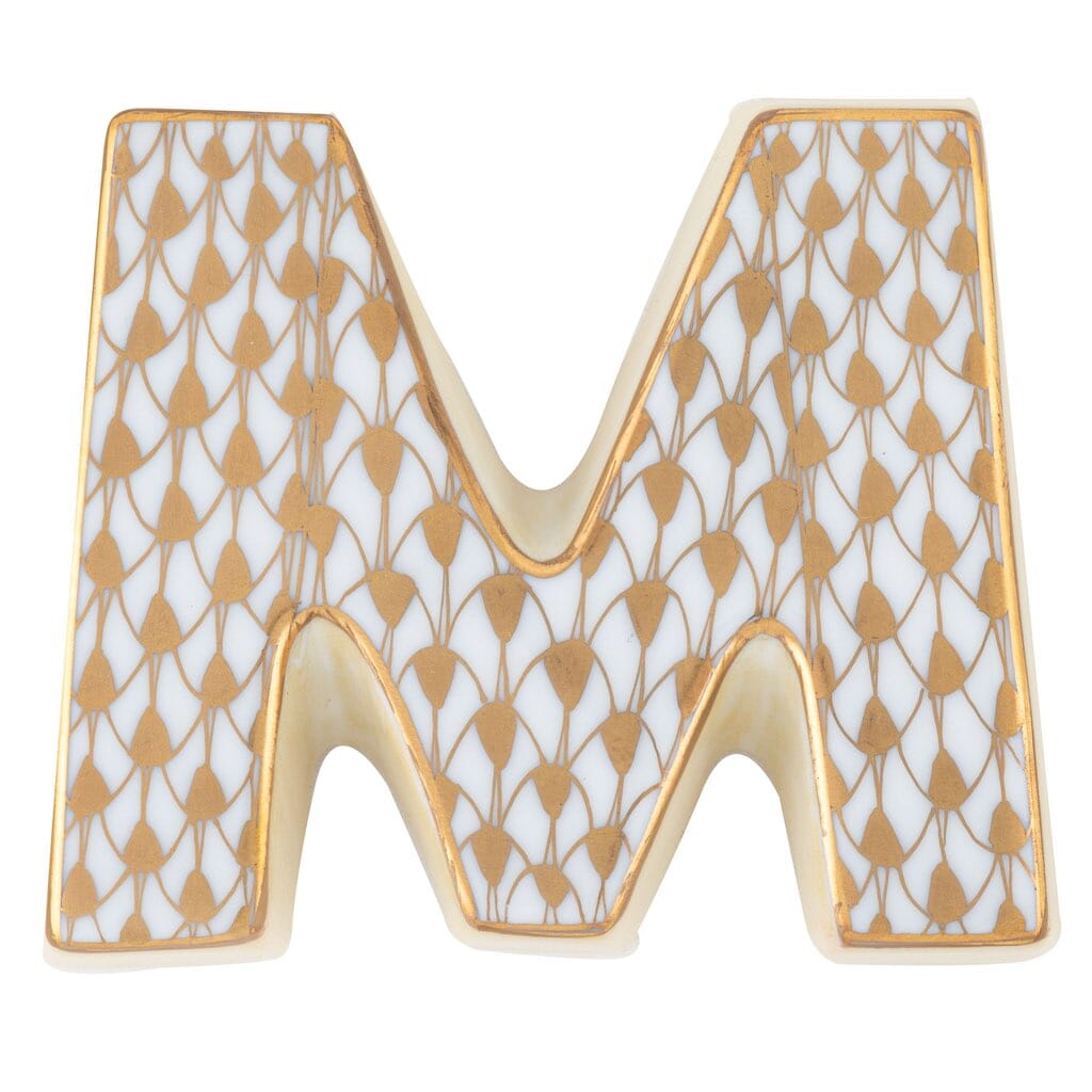 Herend Letter M Figurines Herend 