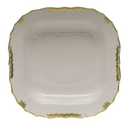 Herend Princess Victoria Square Fruit Dish Dinnerware Herend Green 