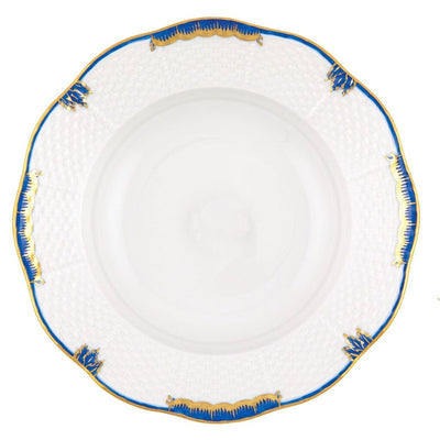 Herend Princess Victoria Rim Soup Plate Dinnerware Herend Blue 