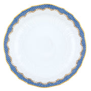 Herend Fish Scale Scalloped Dinner Bowl Dinnerware Herend Blue 