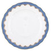 Herend Fish Scale Service Plate Dinnerware Herend Blue 