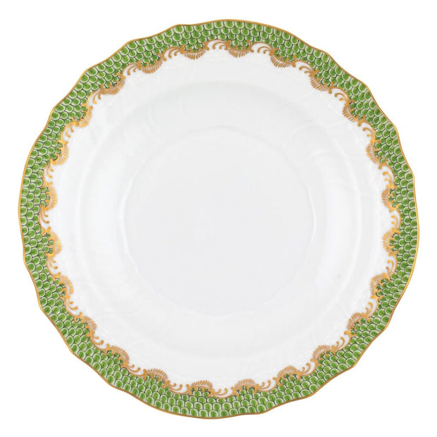 Herend Fish Scale Salad Plate Dinnerware Herend Evergreen 