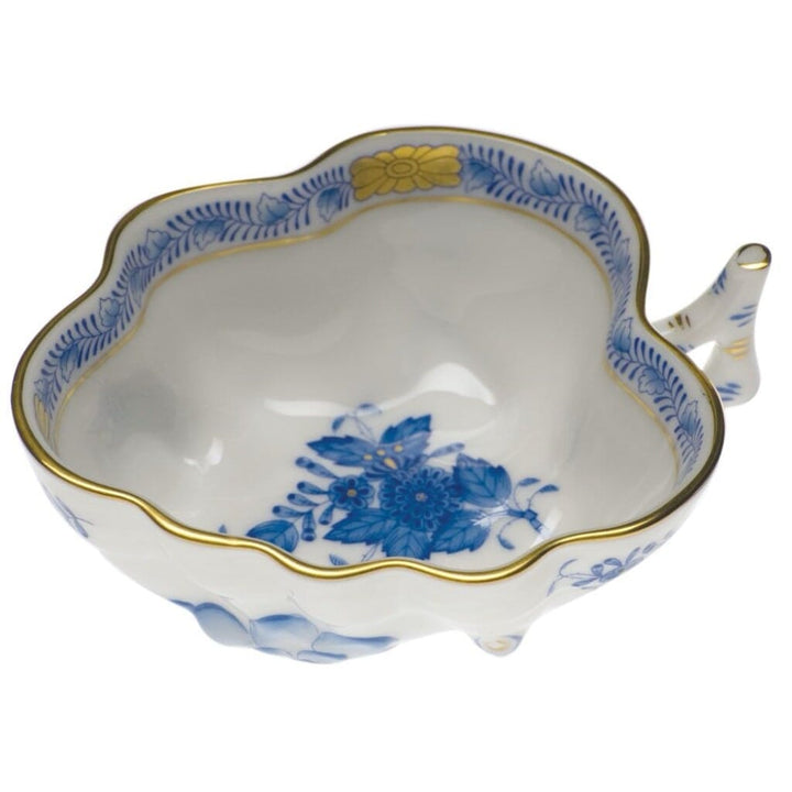 Herend Chinese Bouquet Deep Leaf Dish Dinnerware Herend Blue 