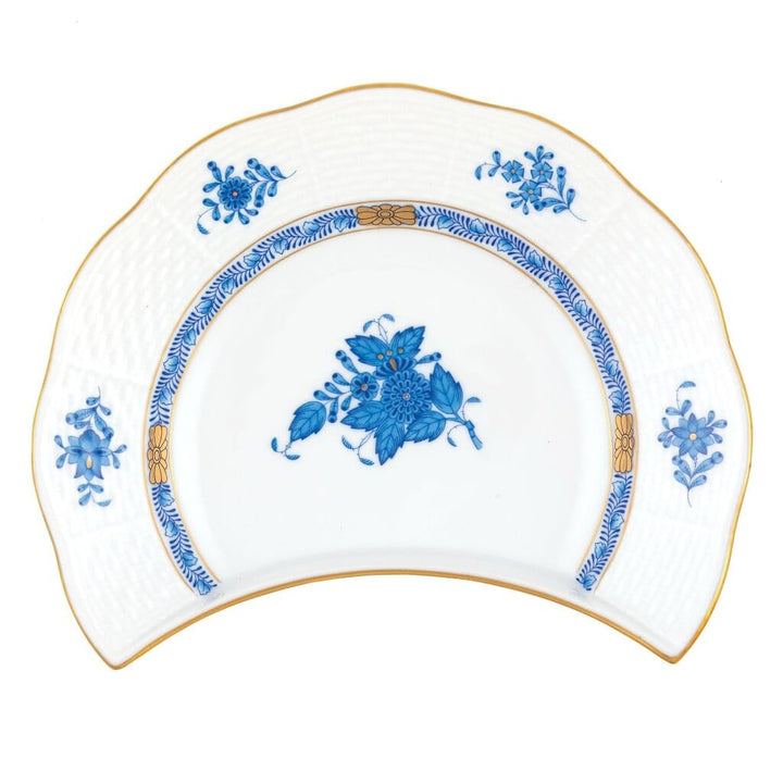 Herend Chinese Bouquet Crescent Salad Dinnerware Herend Blue 