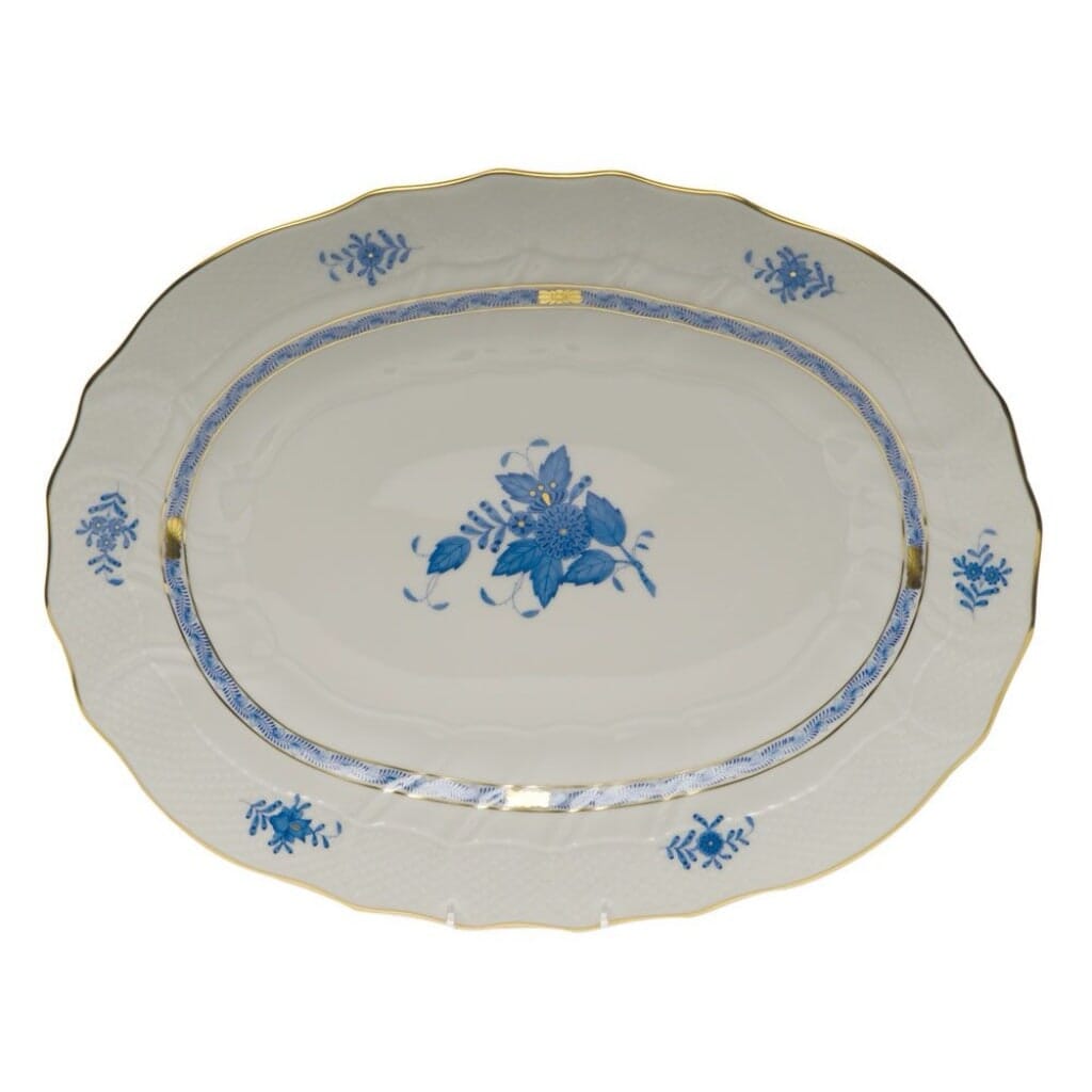 Herend Chinese Bouquet Platter Platters Herend Blue 