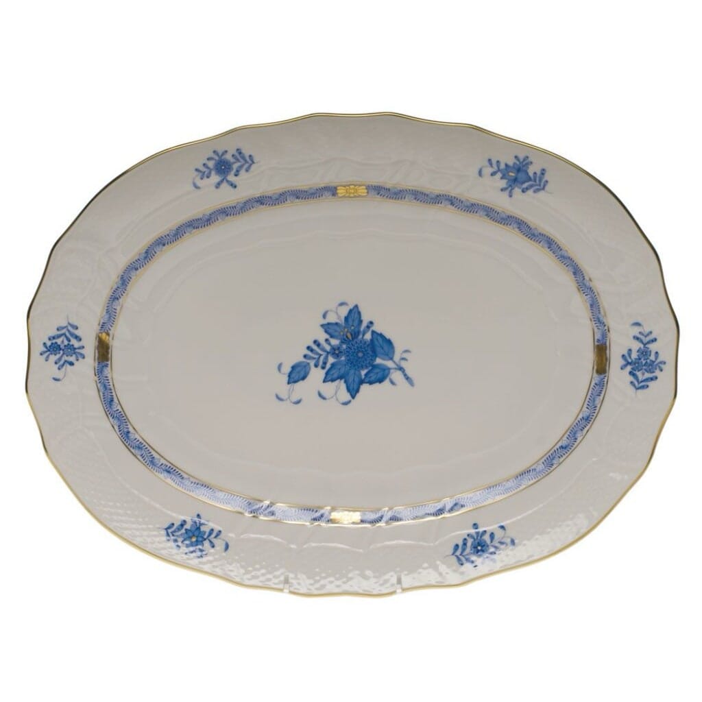 Herend Chinese Bouquet Platter Platters Herend Blue 