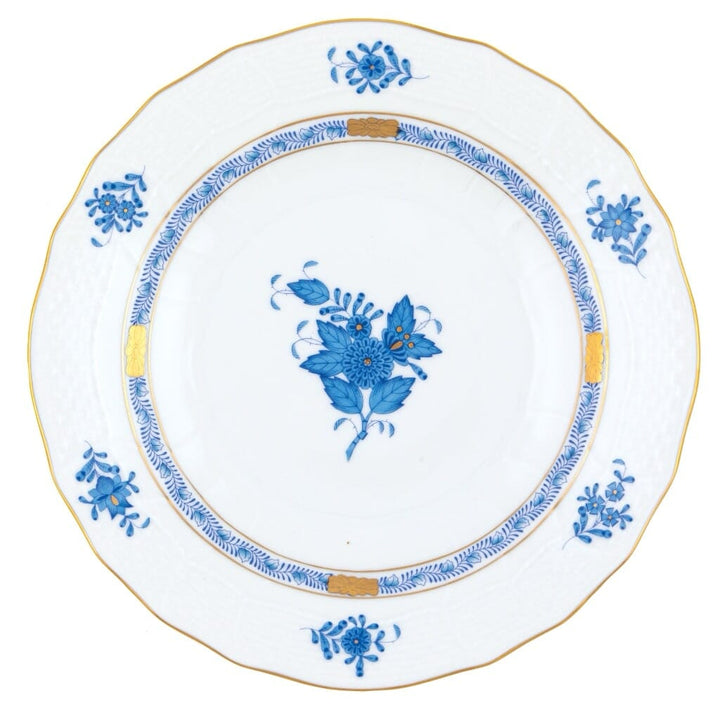 Herend Chinese Bouquet Dessert Plate Dinnerware Herend Blue 