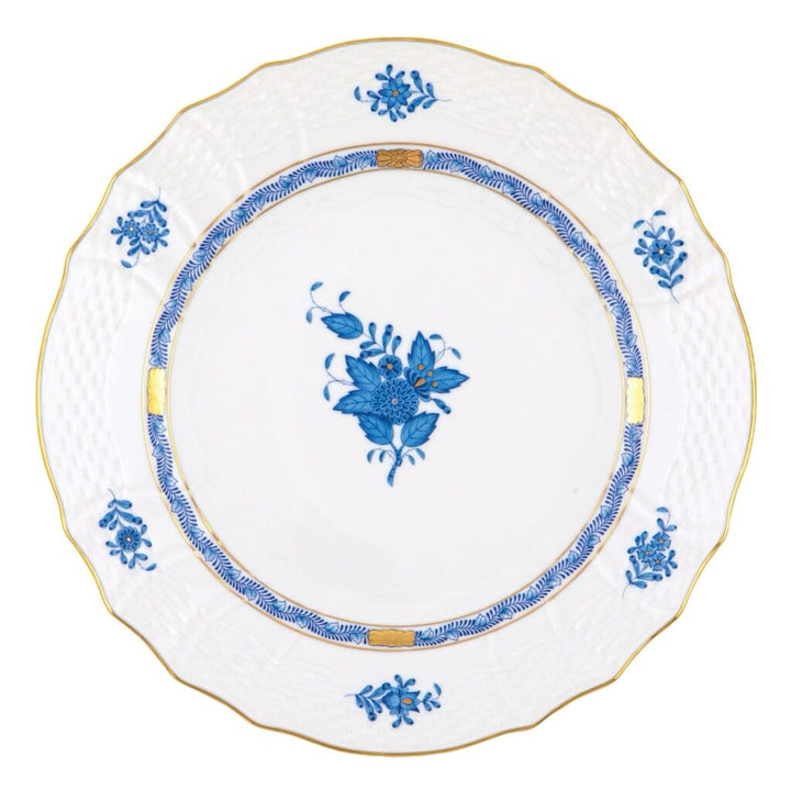 Herend Chinese Bouquet Service Plate Dinnerware Herend Blue 