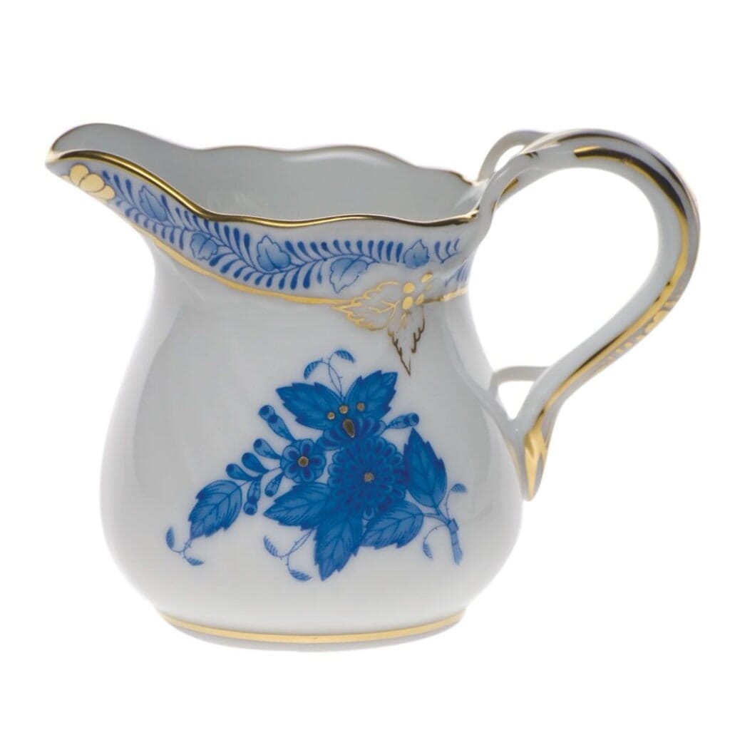 Herend Chinese Bouquet Creamer - 1.5 oz. Dinnerware Herend Blue