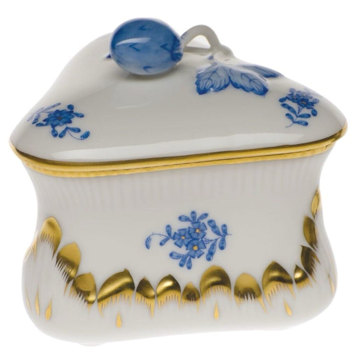 Herend Chinese Bouquet Strawberry Bonbon Dinnerware Herend Blue 