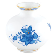 Herend Round Vase Vases Herend Chinese Bouquet Blue 