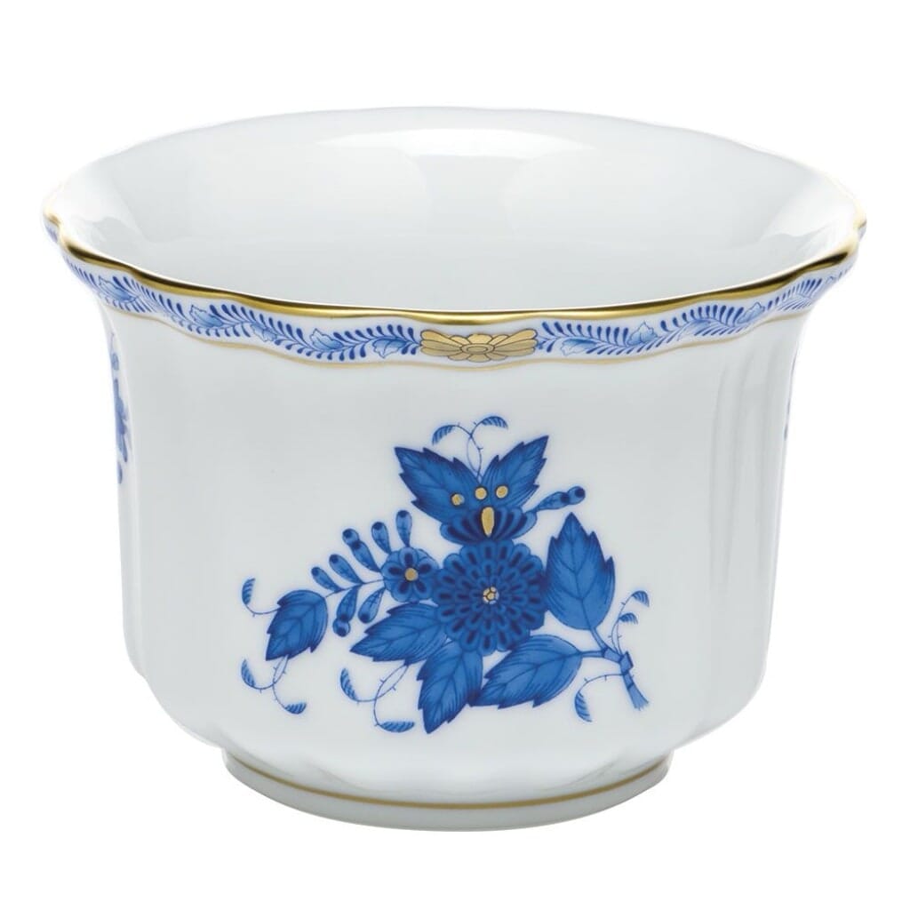 Herend Chinese Bouquet Mini Cachepot Dinnerware Herend Blue 