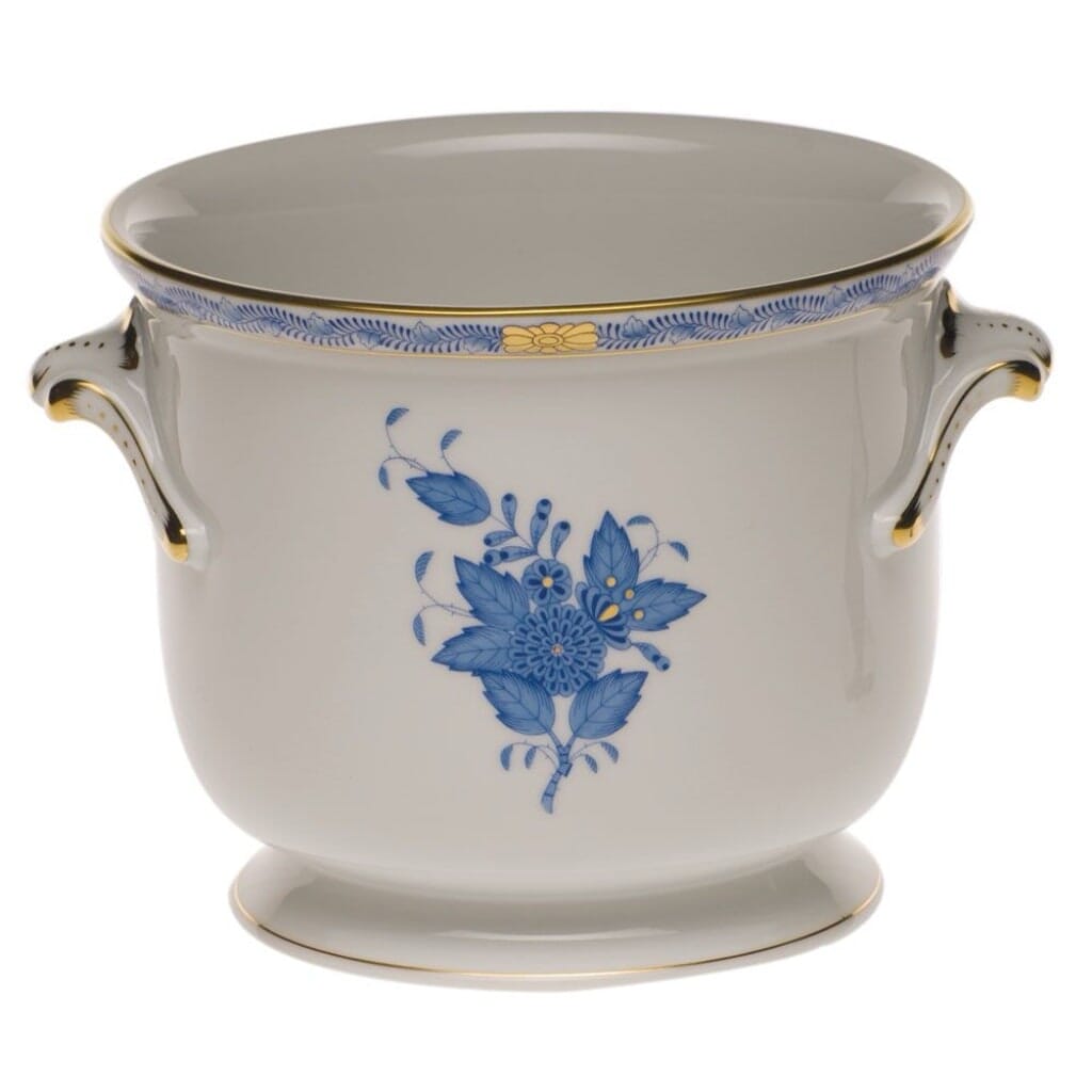 Herend Chinese Bouquet Small Cachepot Dinnerware Herend Blue 
