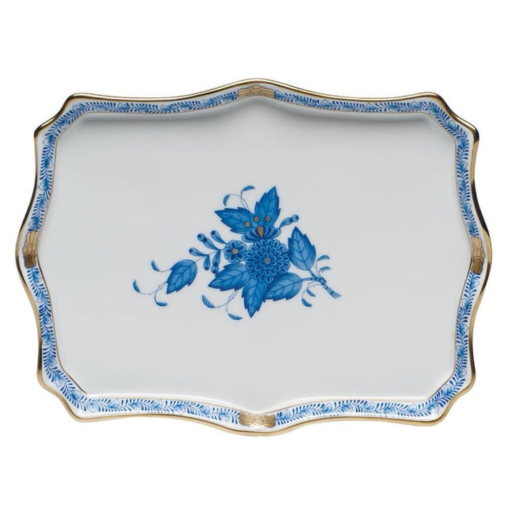 Herend Chinese Bouquet Small Tray Trays Herend Blue 