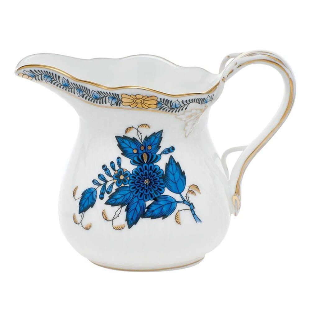 Herend Chinese Bouquet Creamer - 6 oz. Dinnerware Herend Black Sapphire