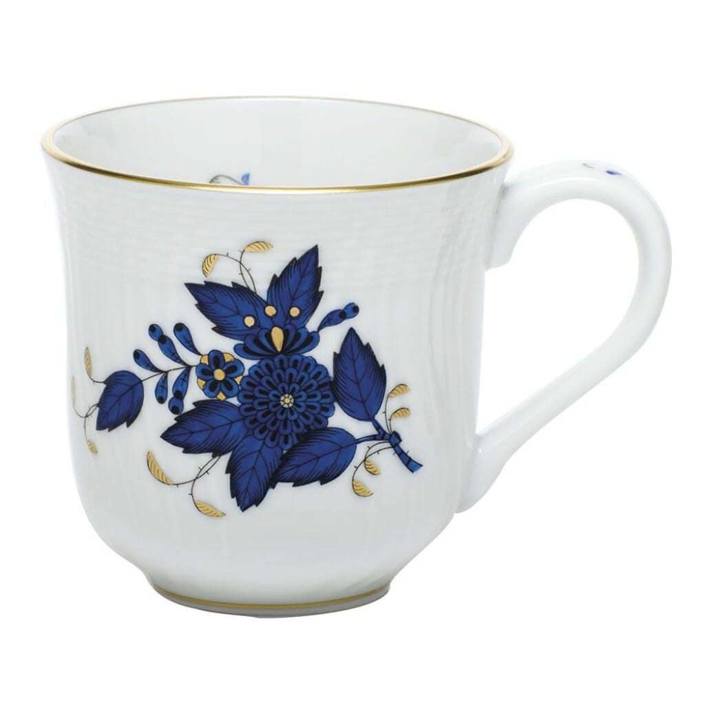 Herend Chinese Bouquet Mug Dinnerware Herend Black Sapphire 