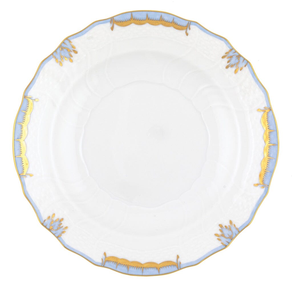 Herend Princess Victoria Salad Plate Dinnerware Herend Light Blue 