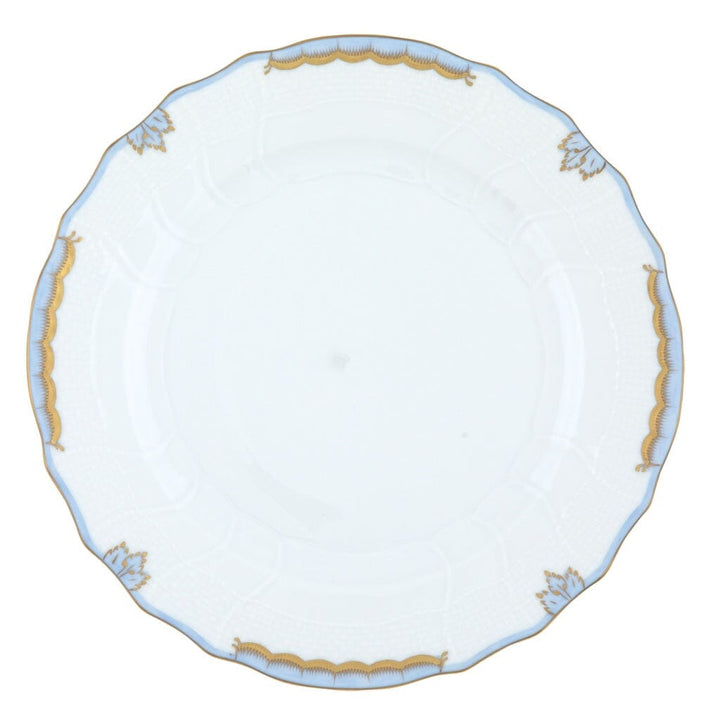 Herend Princess Victoria Dinner Plate Dinnerware Herend Light Blue 