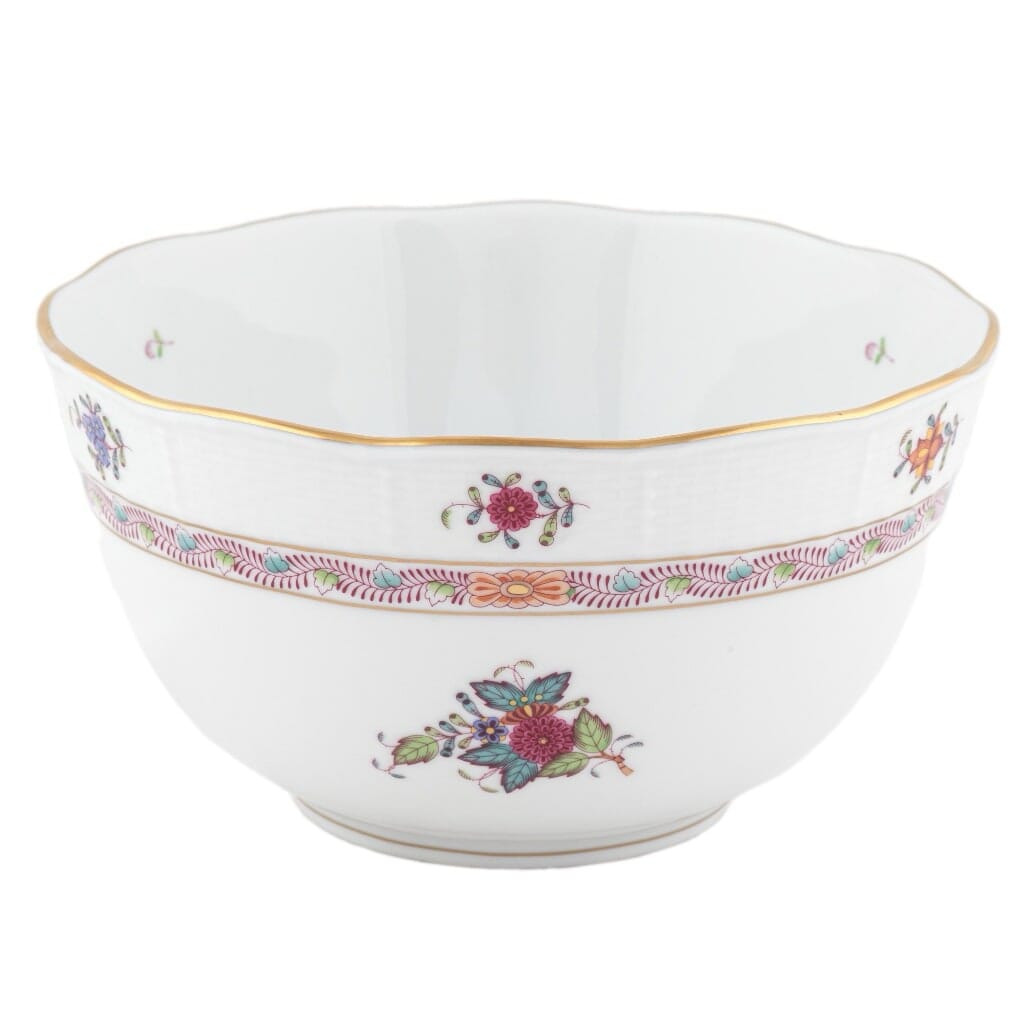 Herend Chinese Bouquet Round Bowl Dinnerware Herend 