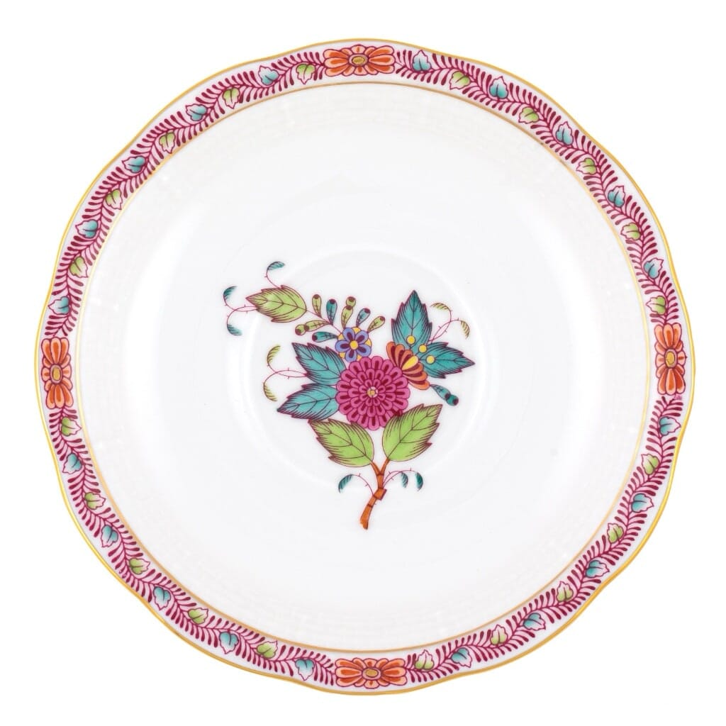 Herend Chinese Bouquet Tea Saucer Dinnerware Herend Multicolor 