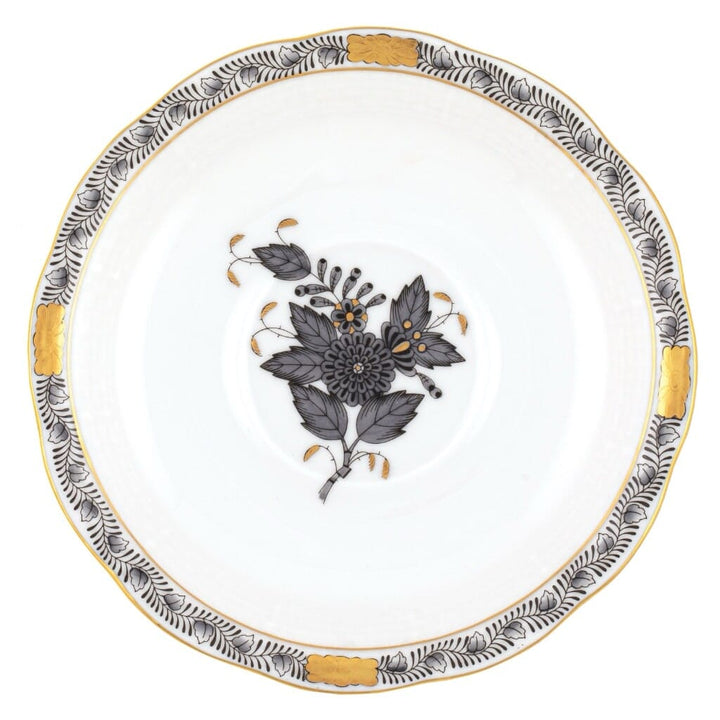 Herend Chinese Bouquet Tea Saucer Dinnerware Herend Black 